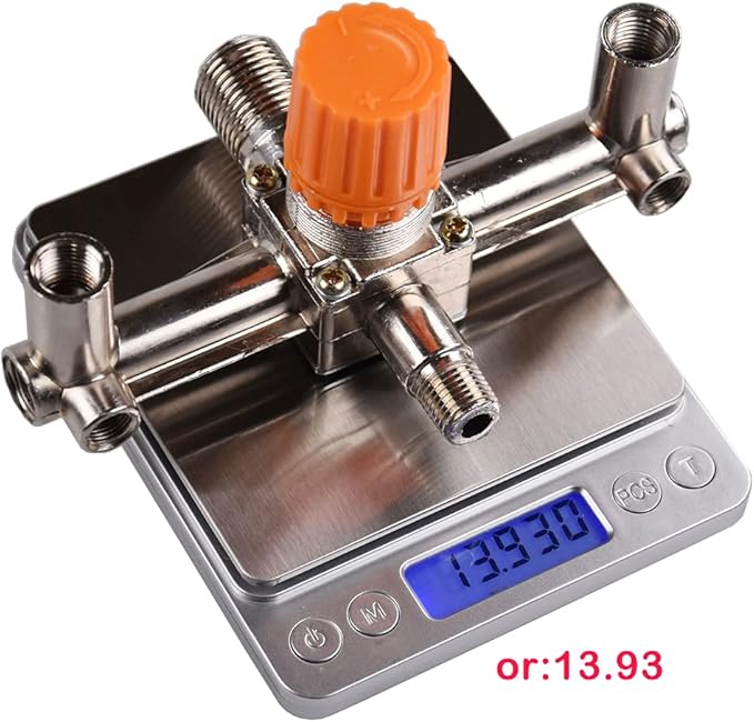 NPT Compressor Manifold Heavy Duty Double Outlet Manifold Air Compressor Fittings for Air Compressor Switch Control Valve Fittings