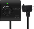 Adjustable Thermostat, Briidea Plug in Heating & Cooling Thermostat with LED Indicator, Compatible with Space Heater, Window Air Conditioners, Fans, Ideal for Household, Reptile, Greenhouse, Black
