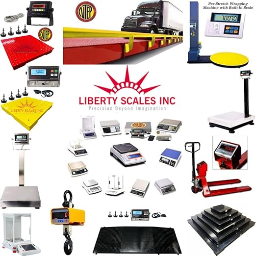 Liberty LS-919-HD-48-5k Heavy Duty Weigh Beam Bar System – Livestock Scale with LCD Digital Indicator – 48" 5,000 lb Capacity Industrial Scales – NTEP Certified Portable Cattle Scale for Legal Trade
