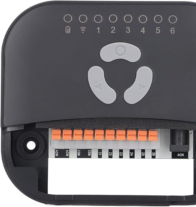 Qiilu Smart Irrigation Controller - Smart Sprinkler Controller 6 Valve APP Remote Control Weather Forecast 2.4G WiFi Irrigation 24V - Weather Aware