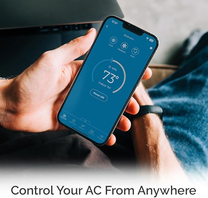 Breez Lite | Smart AC Controller for Mini-Split, Window & Portable Air Conditioners & Heat Pumps | Free App, No Subscriptions | Alexa, Google, Siri Shortcuts, SmartThings, IFTTT (White)