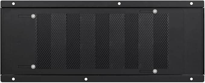 Foundation Vent Cover,Crawl Space Vent Cover for Foundation Garage Attic Home Improvement,16"x6.5" 3PCS Outdoor Crawl Space Air Wall Vent Cover with Damper&Screen to Reduce Moisture,Black