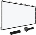 Shade&Beyond Customized Size 10' X 14' Shade Cloth with Grommets, 90% UV Protection UV Protection Mesh Tarp Sun Screens for Patio GN04, White