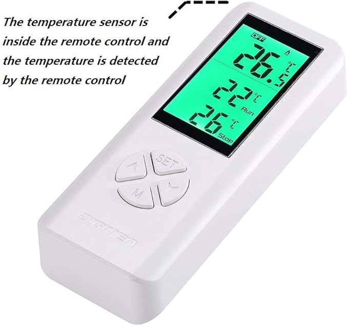 DIGITEN Temperature Controller WTC100 Wireless Thermostat Outlet Temperature Controlled Outlet Programmable Thermostat Controller Wireless Thermostat with Remote Sensor Greenhouse Thermostat