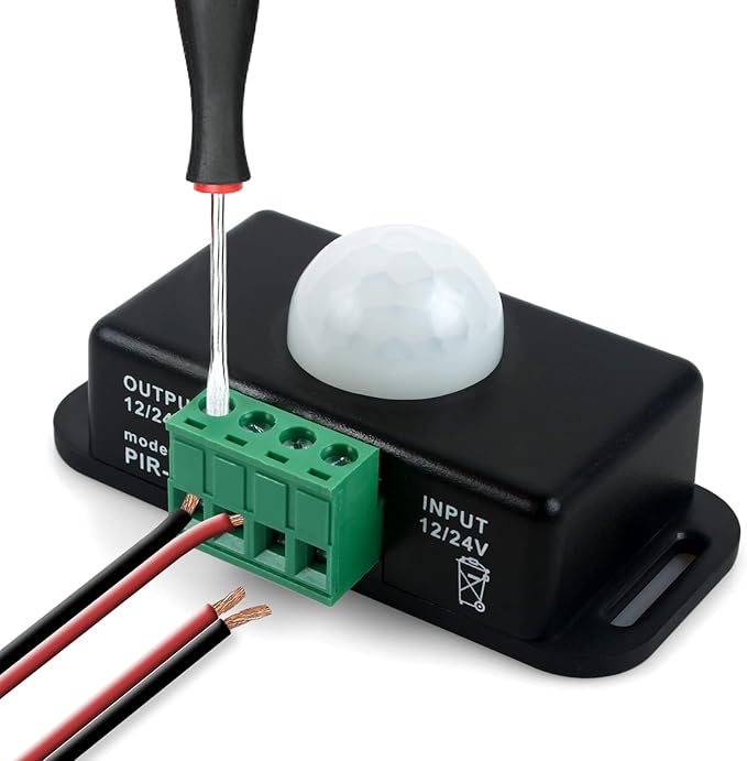 RGBZONE DC12V 24V PIR Sensor LED Switch Motion Function Cotroller for 5050 3528 5630 Flexible LED Strips Light
