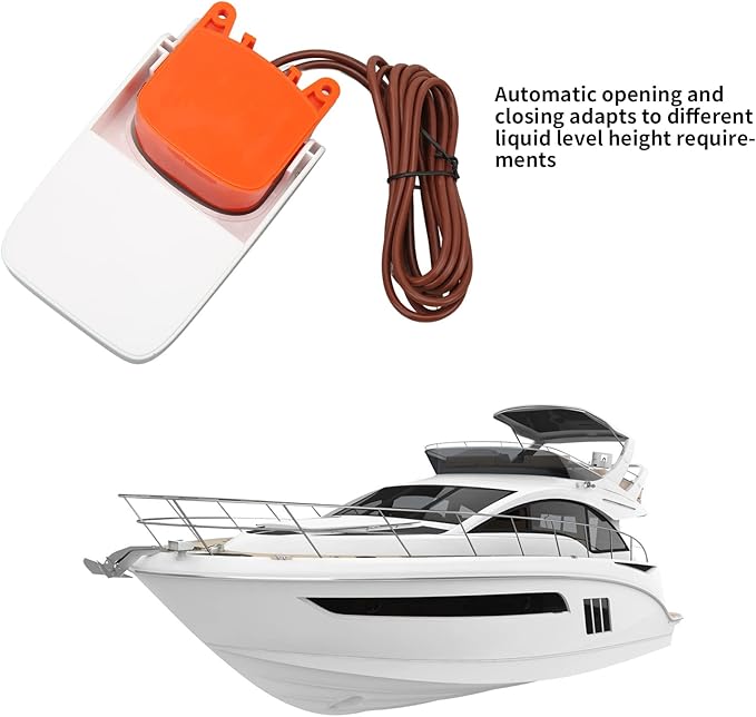 Boat Float Switch 12V 24V 32V Automatic Marine Bilge Pump Switch - Reliable Waterproof Sealing, Easy Installation for Submersible Pumps