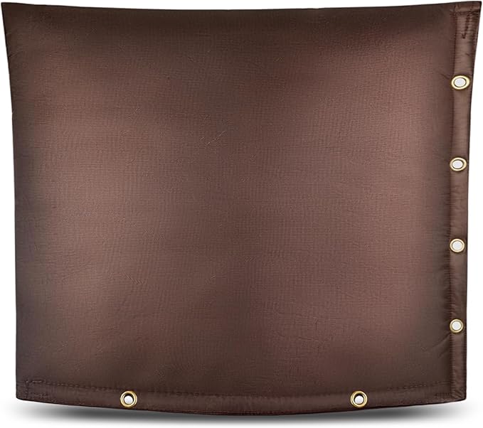Backflow Preventer Cover for Winter Freeze Protection, Five-Layer Insulation Design, Hook and Loop Openings with Grommet Holes,Outdoor Pipe and Sprinkler Cover,30''W x 24''H- Brown