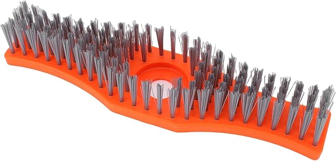 Generic Heavy Duty Deck Brush, Scrubber with Composite Nylon & Anti Stick Technology, Ideal for Grass Clippings, Leaves & Debris on Patio, Driveway, Tile & Concrete