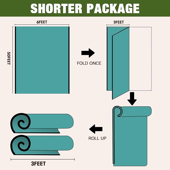 40% 6ft x 200ft Bulk Eyelets Shade Cloth Roll UV Resistant Sunblock Shade Net Windscreen Cover Fabric Roll for Garden Greenhouse Flower Plant Patio Kennel Canopy(Green)