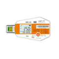 Elitech WHO PQS Certificated 5 Pack 120 Days Temperature Humidity Data Logger with Light Sensor Single-Use Cold Chain Monitor (CCM) Temperature Recorder with PDF Report 16000 Points LogEt1-TH