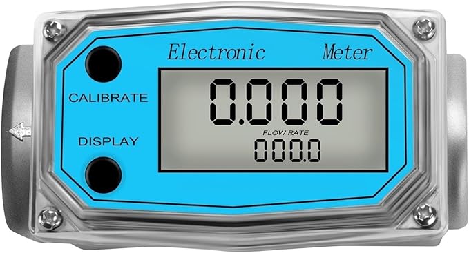 Flow Meter Electronic Flowmeter Digital(Blue Flow Meter)