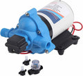 Electric Diaphragm Water Pump 12V 24V DC Self Priming 3.0GPM High Pressure Sprayer Pump for Car Wash Garden Irrigation Boat Household Water Booster System (F33-102-045-201 (24V))