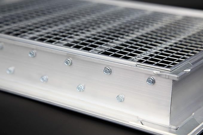 HVAC Premium 32"W x 28"H Aluminum Exterior Gable Louver Vent for Walls & Crawlspace - Weather-Resistant Air Grille with Screen Mesh - [Outer Dimensions 33.75"W x 29.75"H]