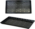 Shallow 1020 Nursery Flat Trays -10 Pack, 1.8" Height, Specialized for Holding 72-Cell Plug Seedling Trays, No Holes, Ideal for Seed Starting and Planting