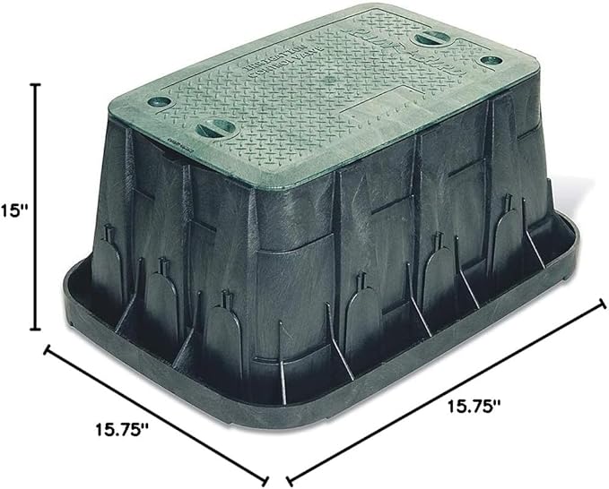 Rain Bird VB Series Super Jumbo Valve Box with Green Lid | VBSPRH