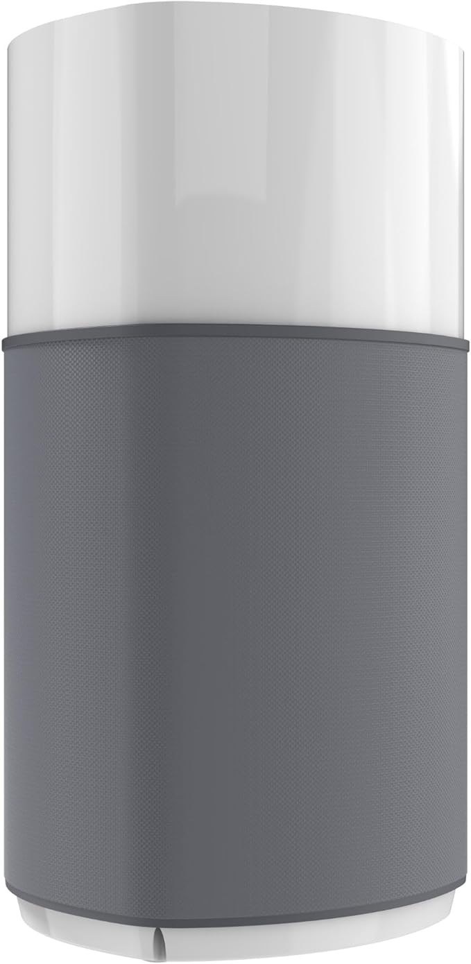 GermGuardian AirSafe+ XL Air Purifier for Home, 360° True HEPA Filter, UV-C Light, Air Quality Monitor, For Large Rooms Up to 1680 Sq Ft, Removes Smoke, Dust & Pet Dander, Gray/White, AC3200