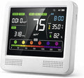 16-in-1 Indoor Air Quality Monitor for Home, CO2 Detector with PM2.5/PM10, Formaldehyde (HCHO), TVOC Sensor, AQI Alarm, Temperature & Humidity Monitor