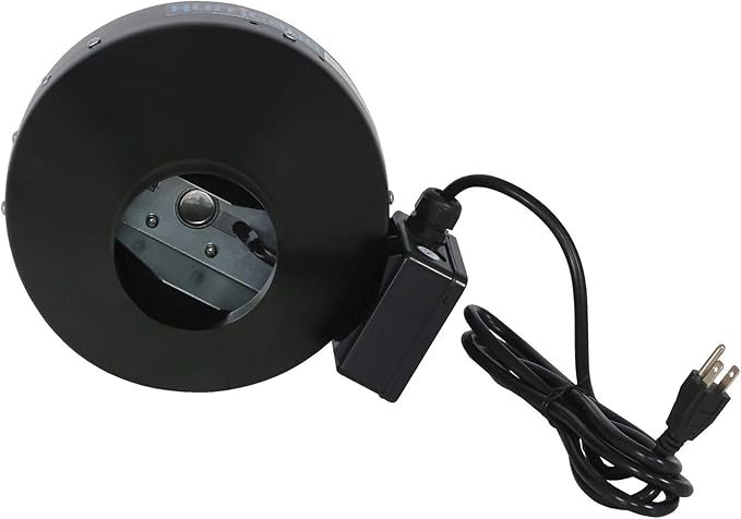 Hurricane Commercial Grade Inline Fan for Phresh and Black Ops Carbon Filters, Ideal-Air Ducting and Clamps and Titan Controls Ventilation Controllers