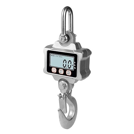 Hyindoor Digital Crane Scale 1000kg/2200lb Digtal Hanging Scale Heavy Duty Industrial Crane Scale for Farm, Factory, Construction, Hunting