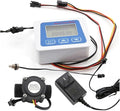 Digital Water Flow Meter Set Smart LCD Flow Rate Monitor Sensor with Temperature Display G1 G1/2 G3/4 Low Repeatability(106-DN20)