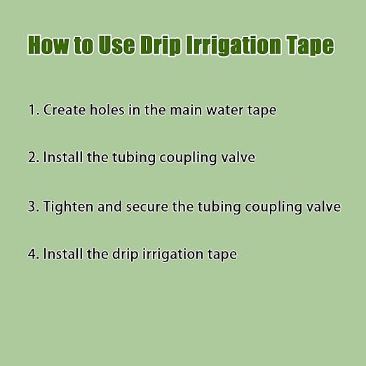 2000FT 5/8" Drip Tape Irrigation Kit, 16 Mil Heavy Duty with 6" Emitter Spacing, Silver Reflective Drip Tape Helps Prevent Pecking & Biting Damage, Heat-Safe for Seedlings, Reinforced PE Material