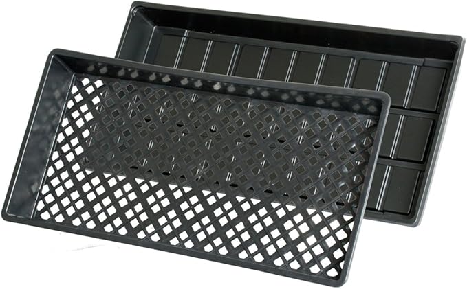 Hydrofarm Cut Kit Tray 10x20 w/Mesh Tray, case of 50
