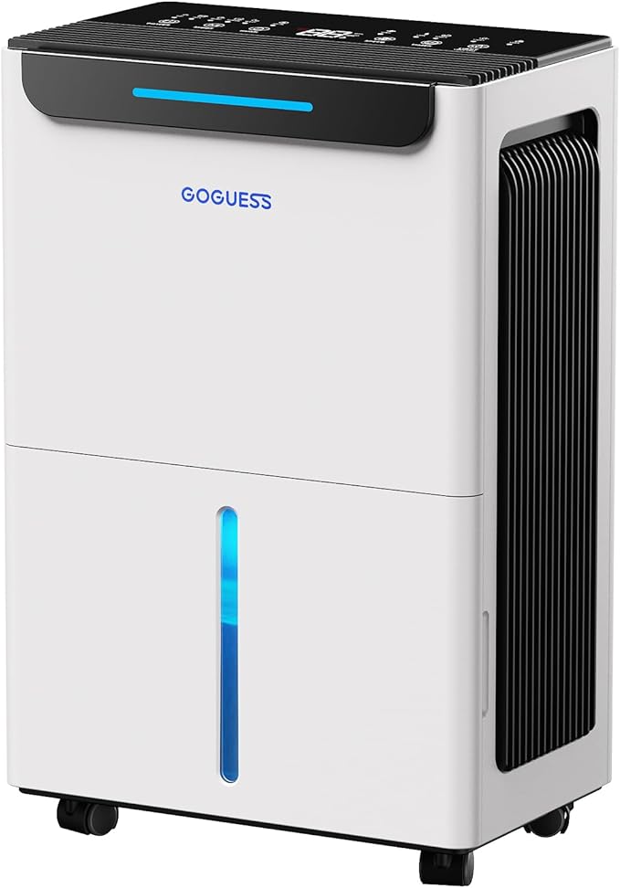 1600 Sq.ft Dehumidifier for Basement - 21 Pints, Drain Hose & Humidity Control Large Room Dehumidifiers for Home, RV, Bathroom, Bedroom - 3 Modes & 24H Timer White