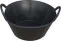 Little Giant® Rubber Utility Pan | Durable & Versatile Rubber Tub with Handles (6.5 Gallon, 1, Count)