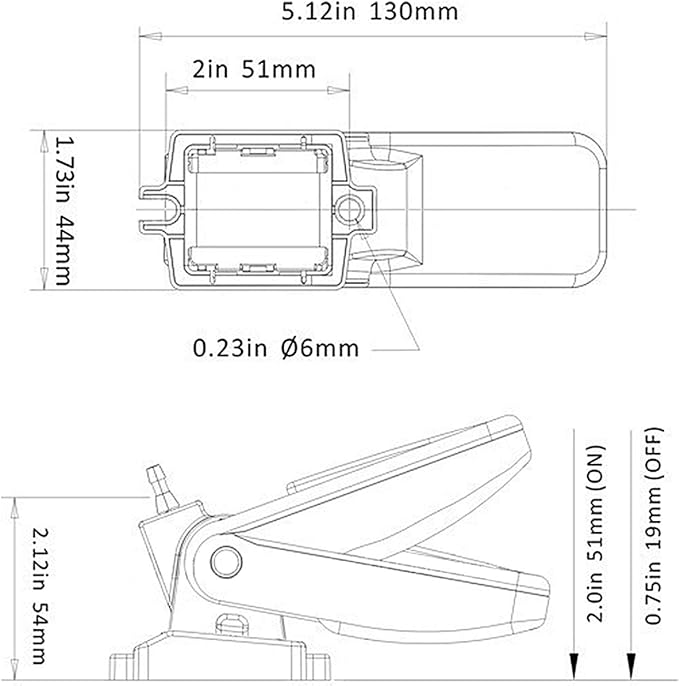 Ogrmar Automatic Boat Bilge Pump Float Switch Moisture Tight Seals 12/24/32VDC Ignition protected Mercury