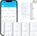 GoveeLife Premium Smart Water Leak Detector 2 with 1968ft Ultra-Long Range, WiFi Water Sensor with SMS/Email/APP Push and Sound Alarm, 5-Year Battery Life, Suitable for Home, Basement, Kitchen, 4 Pack