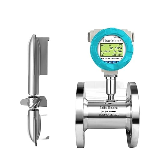 Digital Flow Neter Smart High Accuracy Flow Meter for Liquid Water Oil Milk Liquid Flow Sensors(DN15-RS485-SS316)