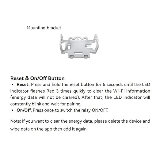 90‑250VAC Smart Energy Monitor Single Phase Clamp Electricity Meter with 200A CT Current Transformer for Home Energy Usage Monitoring