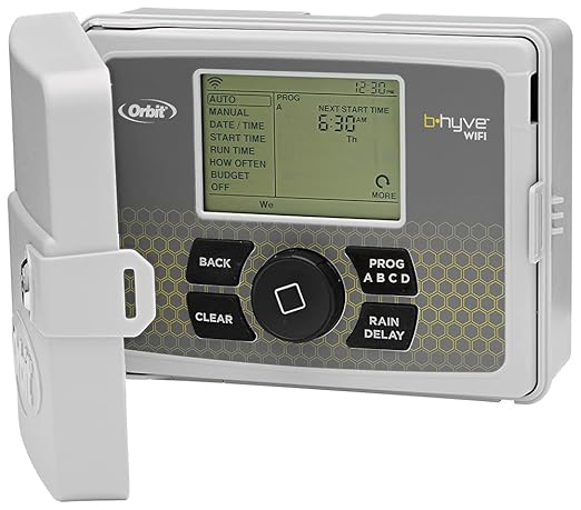 Orbit B-hyve Smart Indoor/Outdoor Sprinkler Controller - 12-Zone - App Controlled Smart Controller with Custom Irrigation Schedules - Weatherproof Multi-Zone Sprinkler System - 57950