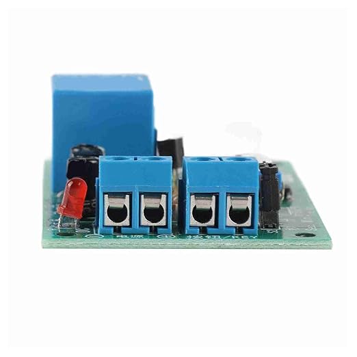12V Timer Relay Module with LED Display, Adjustable Time Delay Switch 1s-99min Countdown for Delay Off, Smart Home Industrial Automation Equipment Control
