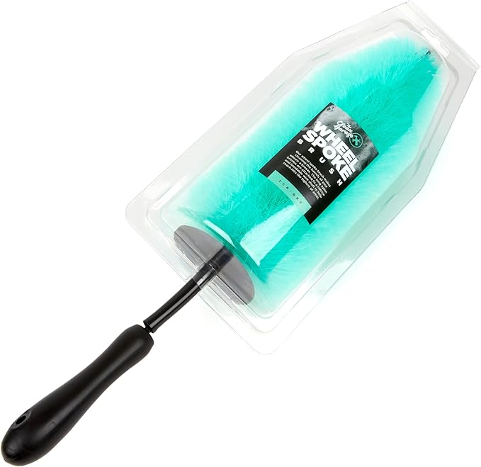 The Clean Garage Wheel Barrel Scrubbing Brush | Large | for Cleaning Inside Wheels and Brake Calipers