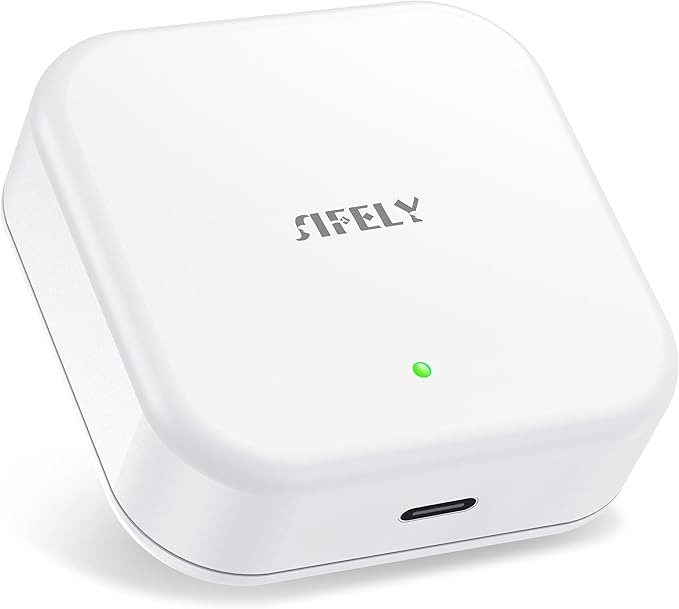 Sifely Smart Lock Wi-Fi Gateway - Remote Access Hub for Sifely Smart Door Lock, Works with App & Alexa (Model G2, Supports 2.4G Wi-Fi Only)