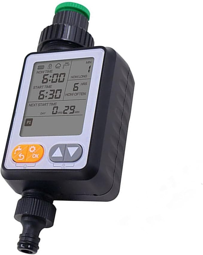 Outdoor Plant Watering Timer with Detection and LCD Display for Precise Irrigation Control