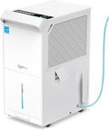 5,600 Sq.Ft Most Efficient Energy Star 2024 Dehumidifier with Pump,Vellgoo Max 120 Pint/D Compressor Dehumidifier for Basement with Drain Hose, Smart Humidity Control