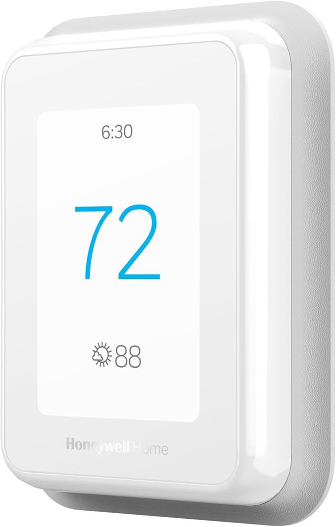 Honeywell Home T9 WIFI Smart Thermostat, Smart Room Sensor Ready, Touchscreen Display, Alexa and Google Assist