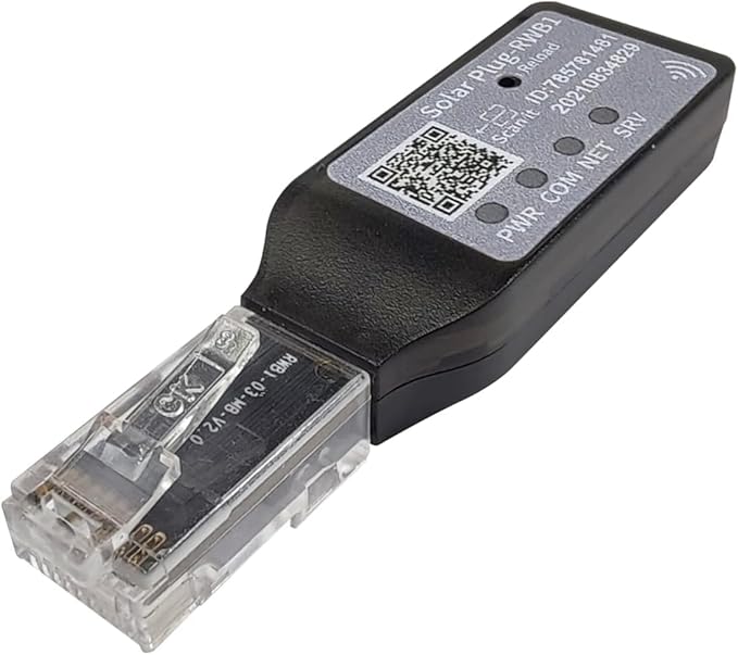 DATOUBOSS WiFi Monitoring Stick for 48v 5500w Hybrid Solar Inverter, RS232 Plug & Play Data Logger, Remote Monitoring via App/Web, WLAN + BLE 5.0, Solar System Smart Control Dongle