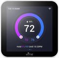 Vine 4 Inches Full Touch Screen TJ-560 Programmable Smart Wi-Fi Thermostat for Home with App Control, Energy Saving, Easy Installation, Compatible with Alexa and Google Assistant, White