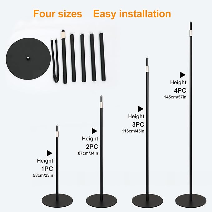 FECiDA 2026 2Head Floor Lamp Grow Light, Grow Lights with Stable Stand Base for Indoor Plants, Bonsai Tree, 4/8/12/16/20 Hr Timer, 50 Watt Power Draw, NO Need Adapter, 40"-76" Height Adjustable