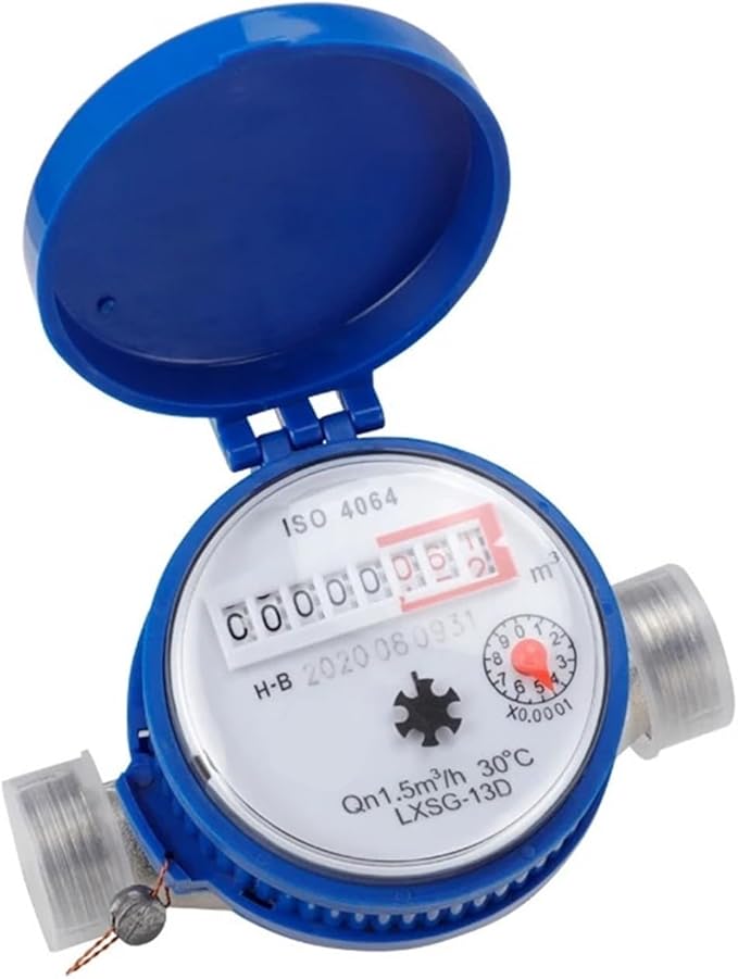 Male Thread Water Flow Sensor TS-S300E Home Smart Cold Water Meter Digital Dispaly Pricision Flow Meter