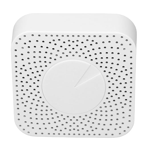 Zunate Smart Air Quality Tester with WiFi APP Control, Monitors CO2 HCHO VOC PM2.5 Temperature and Humidity, Compatible with Tuya APP, DC 5V