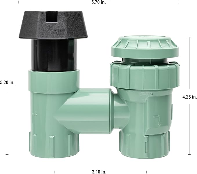 Orbit 51023P 1" FPT Anti-Siphon Manual Sprinkler Valve
