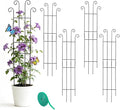 32.6inch Plant Trellis for Pot Climbing Plants Indoors & Outdoor, Garden Trellis for Potted Plants, Rust-Proof Metal Sturdy Yet Gentle Climbing Stakes Support for Ivy Pothos Hoya Monstera (4pcs)