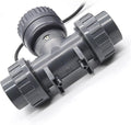 Water Flow Meter, DN25-80 High Precision Smart Digital Display Flowmeter, RS485 LCD Electronic Flowmeter, PVC Flow Sensor For Farm/Garden Irrigation ,for Outdoor Garden Hose Watering(DN50,Without disp