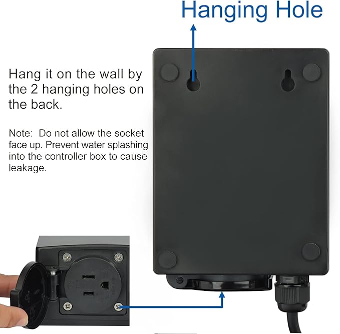 Water-Rebirth Variable Speed Controller for Asynchronous Garden Pond Waterfall Fountain Pump