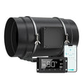 Toolazy 8 Inch Inline Duct Fan with WiFi App Control, 831 CFM Quiet EC Motor Ventilation Fan with Temperature Humidity Sensor, Smart Exhaust Fan for Large Grow Tent, Hydroponics, HVAC, Commercial Use