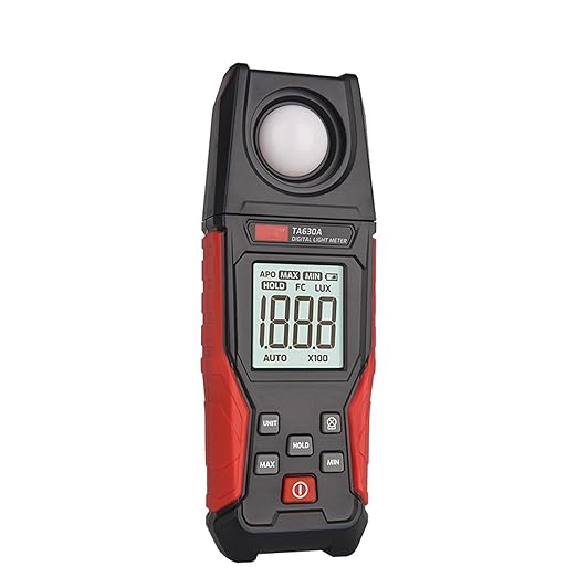 TA630A Luxometer Professional Lux Meter Handheld Light Meter High Accuracy Luxmeter Illuminometer Photometer (TA630A)